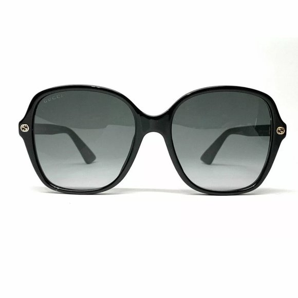 Gucci Womens\' Black Square Round Sunglasses!